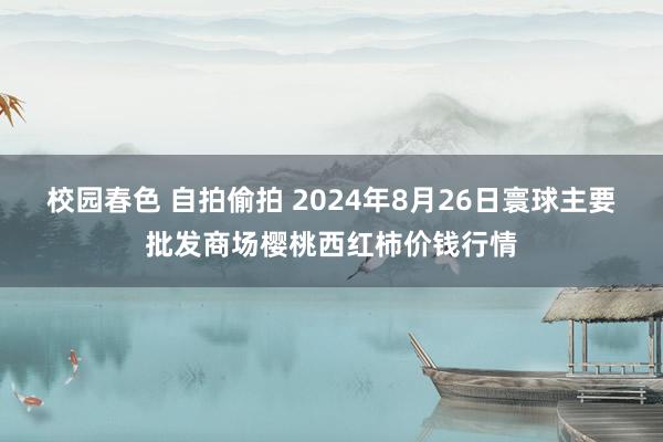 校园春色 自拍偷拍 2024年8月26日寰球主要批发商场樱桃西红柿价钱行情