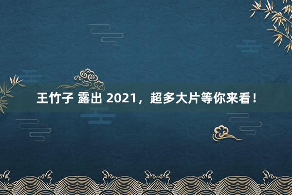 王竹子 露出 2021，超多大片等你来看！